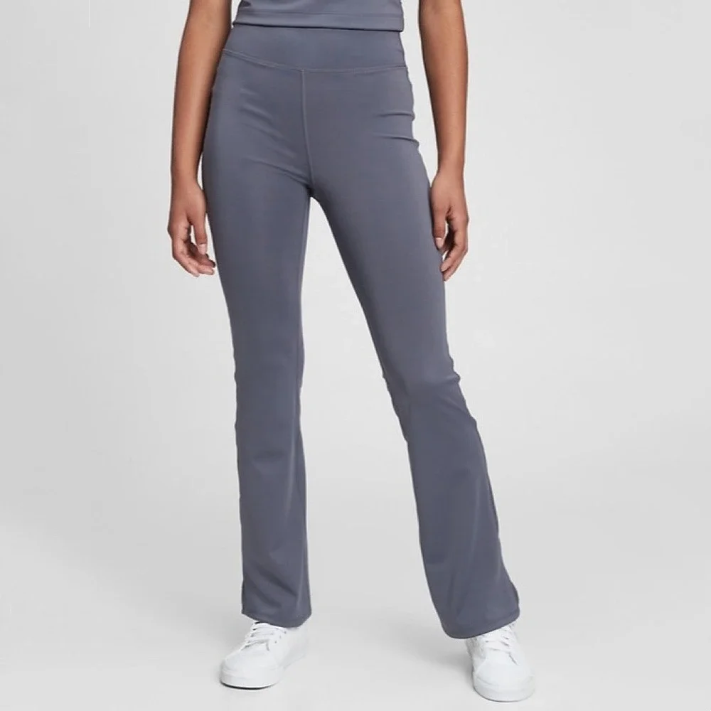 GapFit Teen High Rise Flare Leggings, Equinox Blue Sz 12